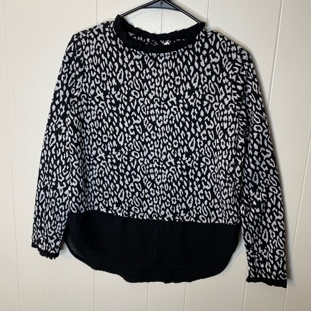 Animal Print Long Sleeve T-Shirt